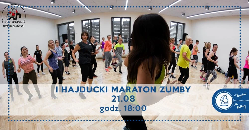 MDK Batory zaprasza na I Hajducki Maraton Zumby!