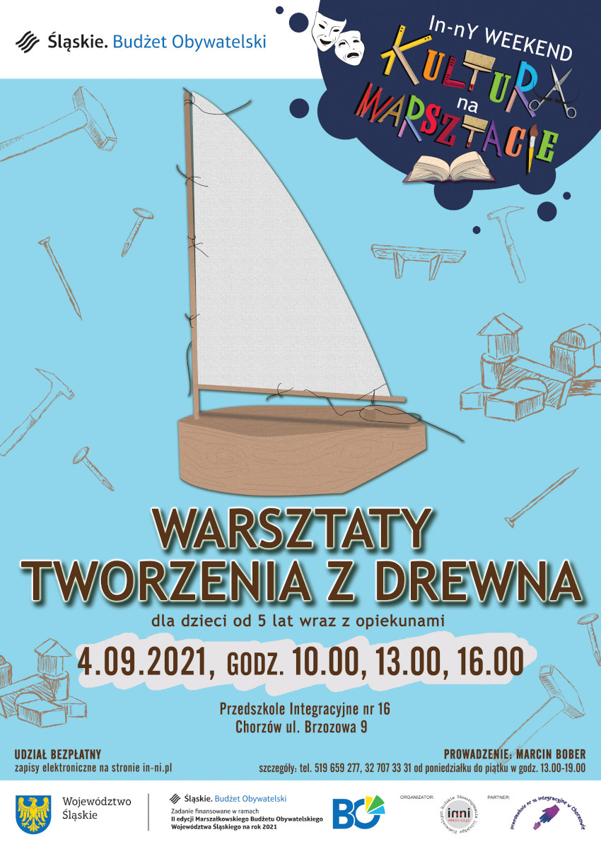Zapraszamy na "Warsztaty tworzenia z drewna"