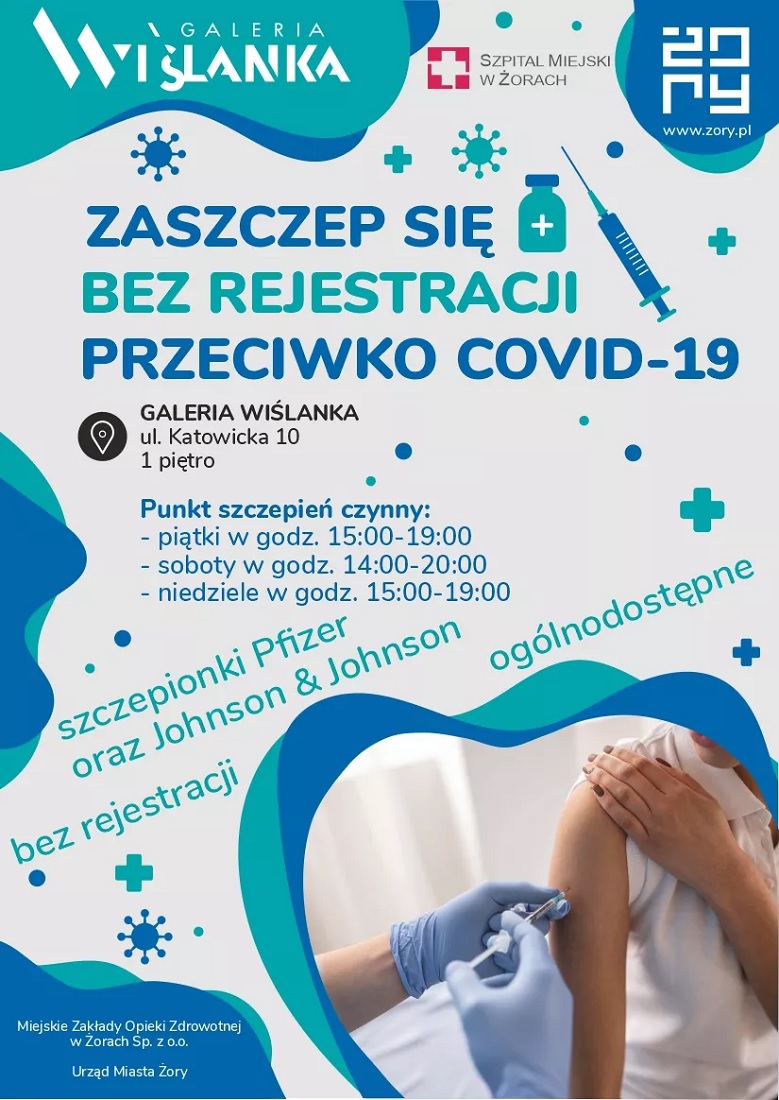 Zaszczep się przeciw COVID-19 w Galerii Wiślanka