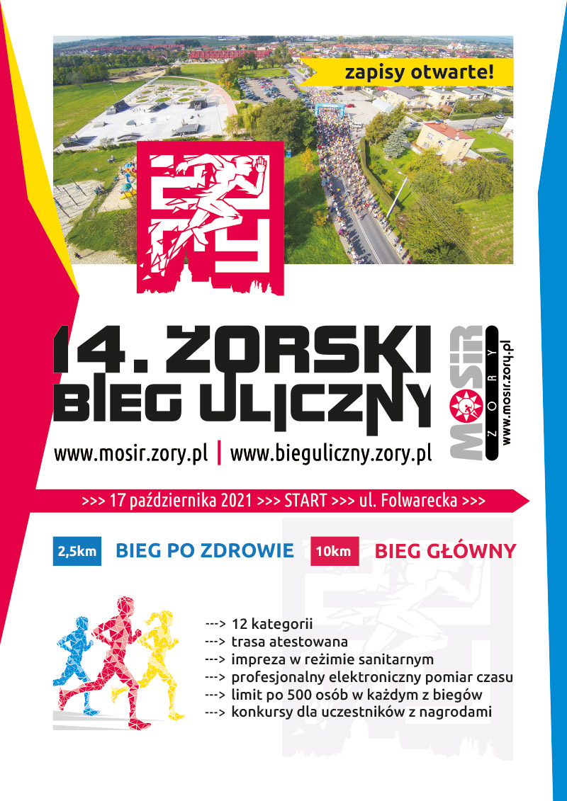 Ruszyły zapisy do udziału w czternastej edycji Żorskiego Biegu Ulicznego