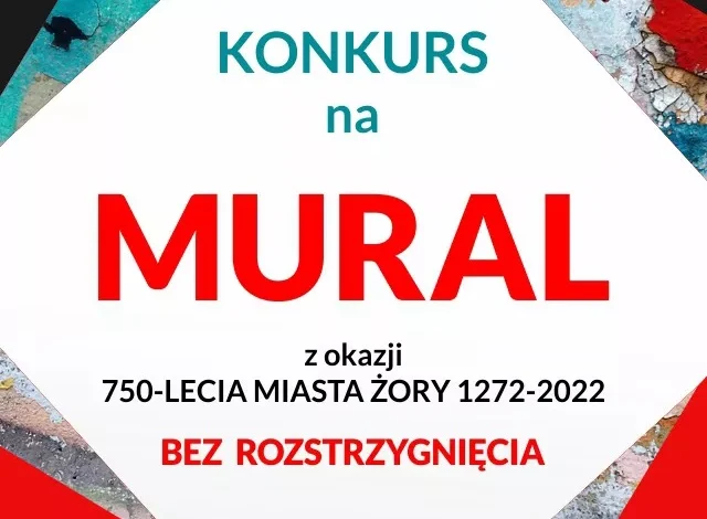 Konkurs na mural z okazji 750. Urodzin Miasta Żory bez rozstrzygnięcia