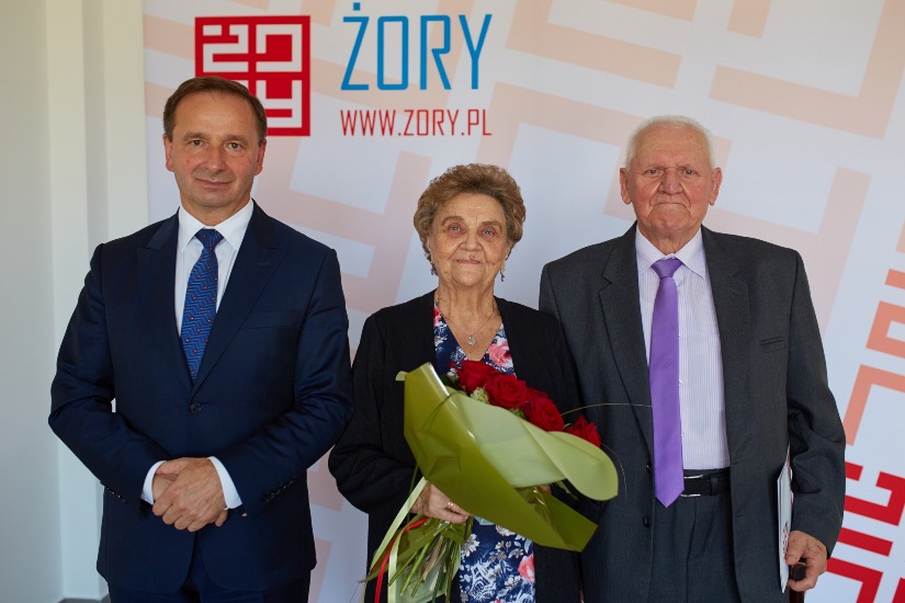 Żorskie małżeństwa obchodziły Żelazne, Diamentowe oraz Złote Gody 45