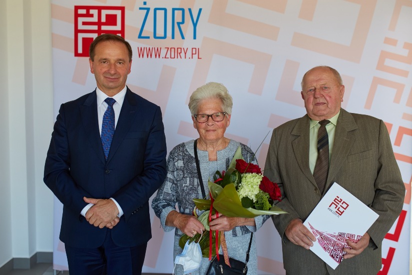Żorskie małżeństwa obchodziły Żelazne, Diamentowe oraz Złote Gody 48