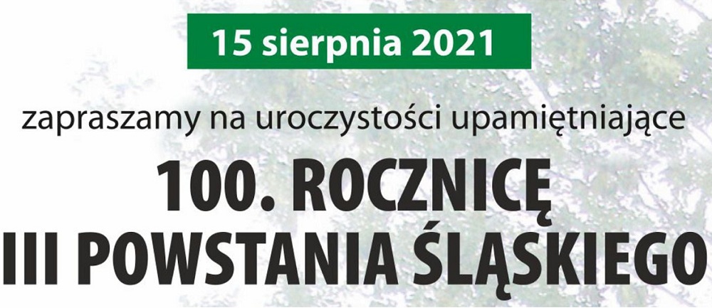 Uroczystości upamiętniające 100. rocznicę III Powstania Śląskiego już w niedzielę