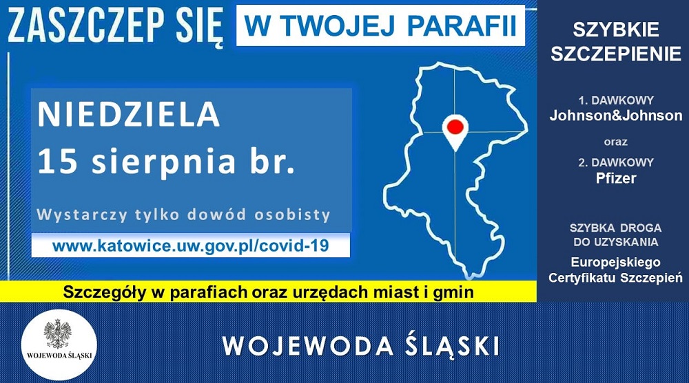 Szczepienia przeciw COVID-19 w zabrzańskich parafiach