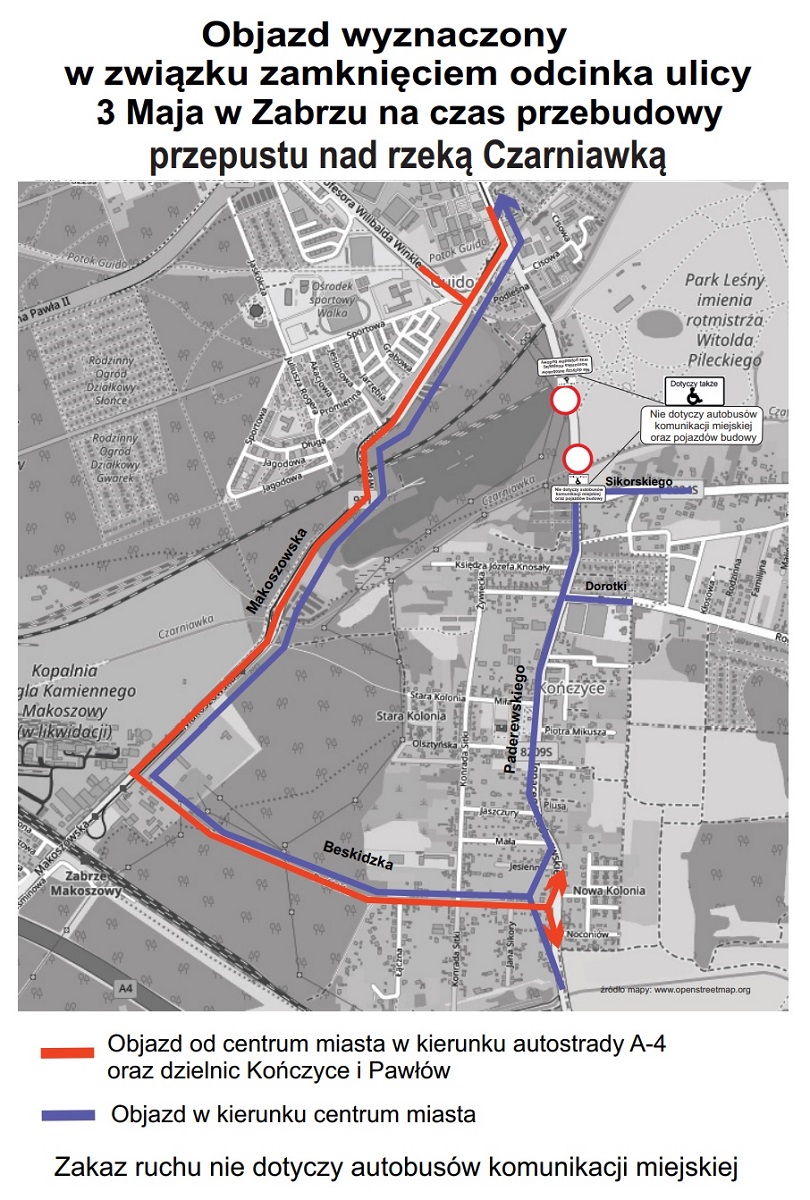 W przyszłym tygodniu utrudnienia na ulicy 3-maja. Odcinek drogi będzie zamknięty