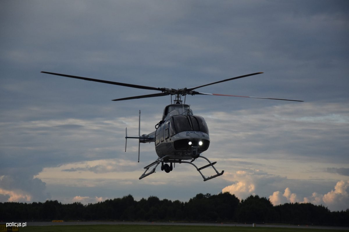 Policyjny śmigłowiec przetransportował serce do Śląskiego Centrum Chorób Serca w Zabrzu