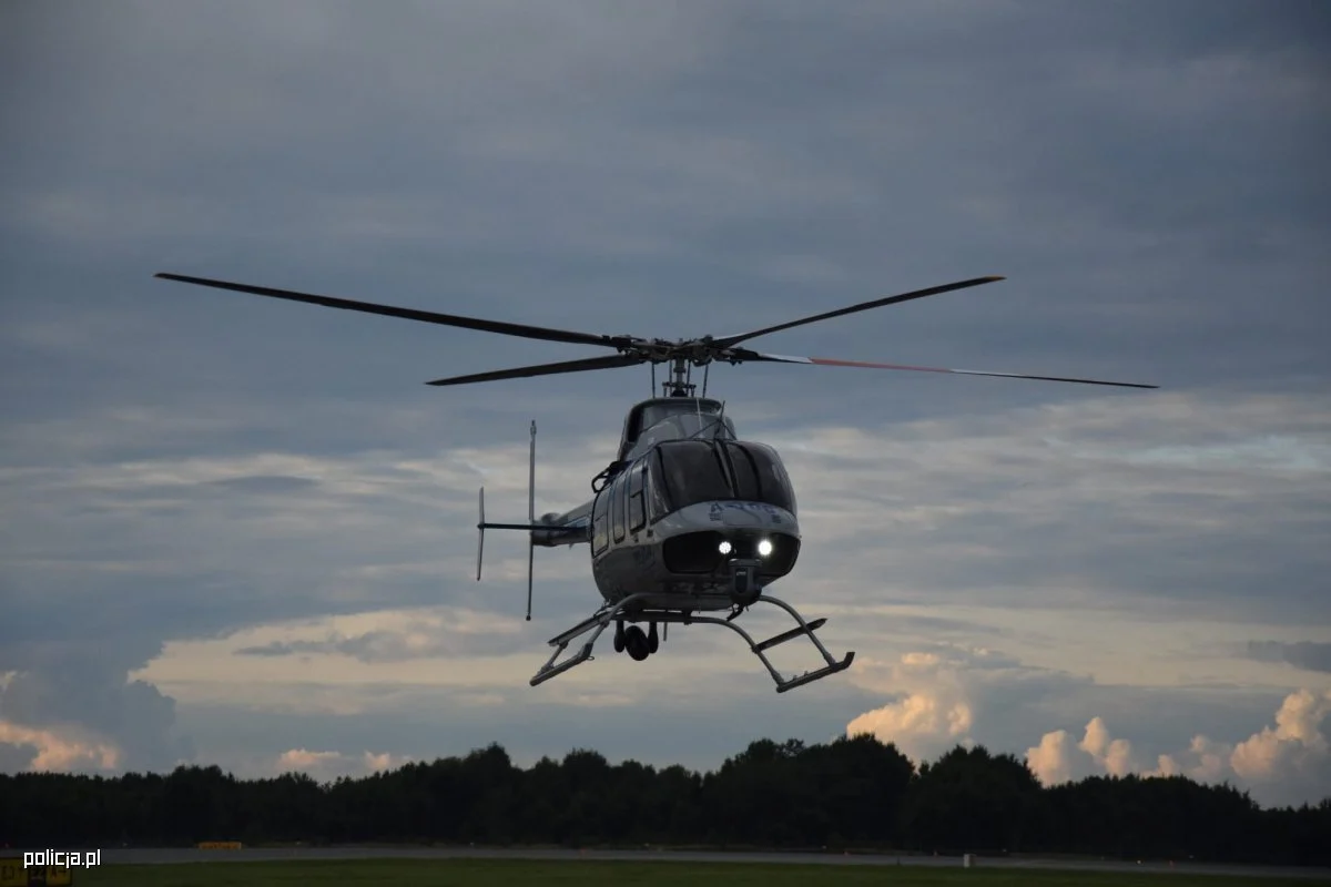 Policyjny śmigłowiec przetransportował serce do Śląskiego Centrum Chorób Serca w Zabrzu