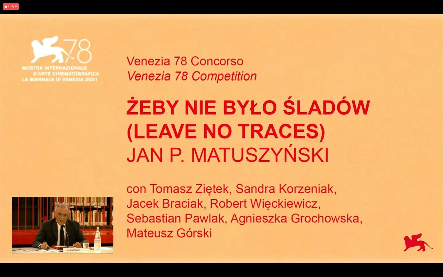 Film reżysera z Katowic powalczy o Złotego Lwa na festiwalu w Wenecji!