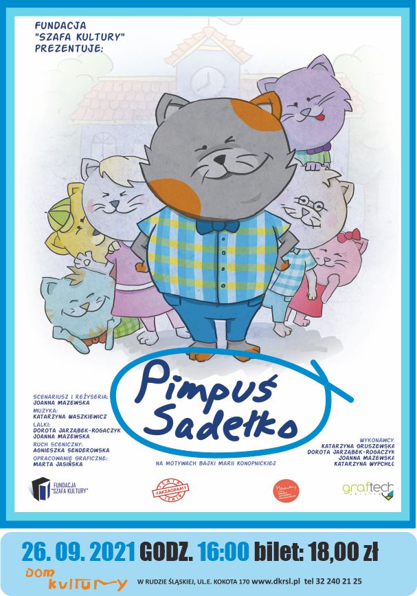 Musical lalkowy "Pimpuś Sadełko" w Domu Kultury
