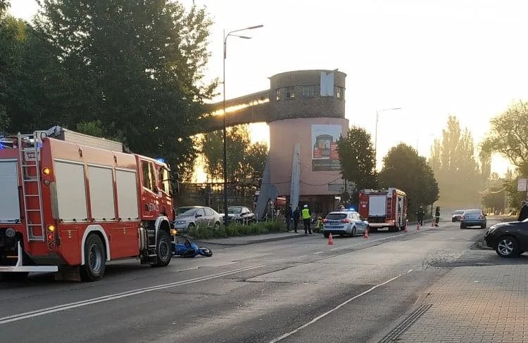 Halemba: Motocyklista stracił panowanie nad jednośladem