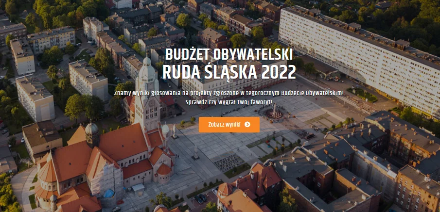 Budżet Obywatelski 2022 w Rudzie Śląskiej. Znamy wyniki głosowania!