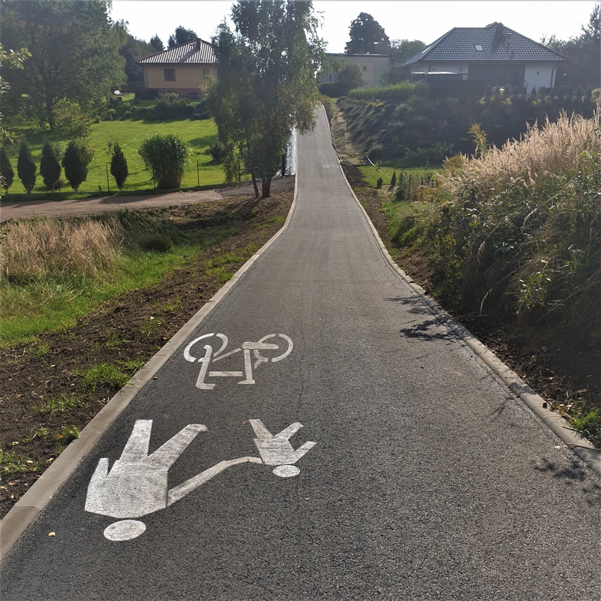 Ciąg pieszo-rowerowy na ul. Głożyńskiej oddany do użytku