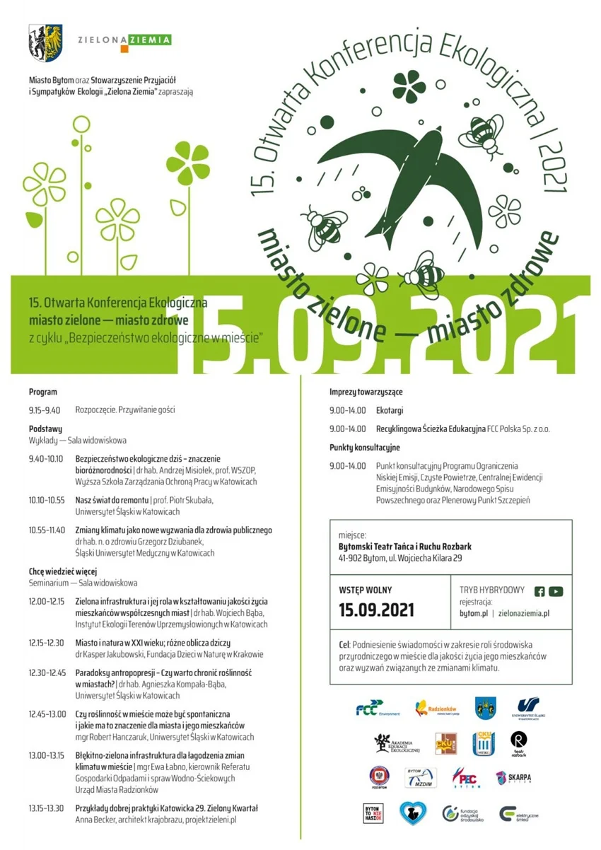 Konferencja "Miasto zielone – miasto zdrowe"