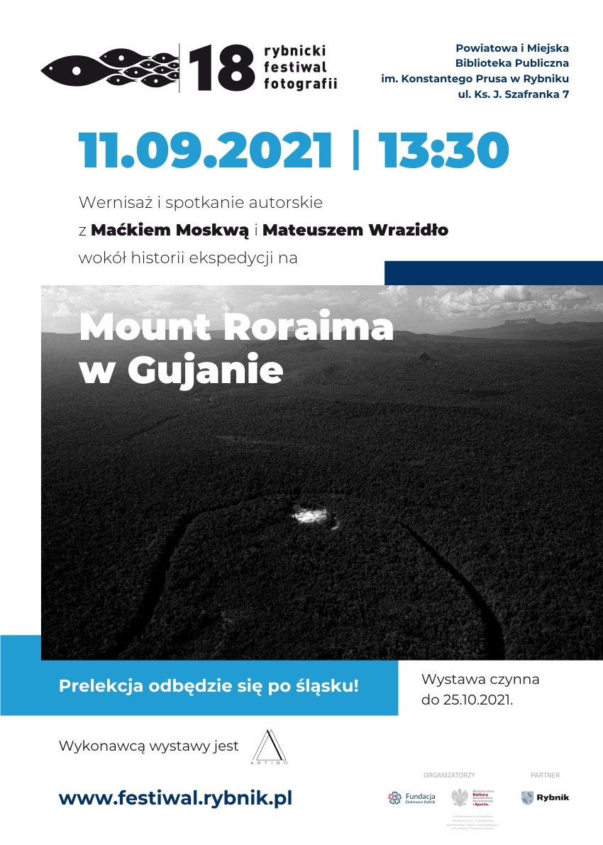 Spotkanie autorskie i wernisaż wystawy "Roraima"