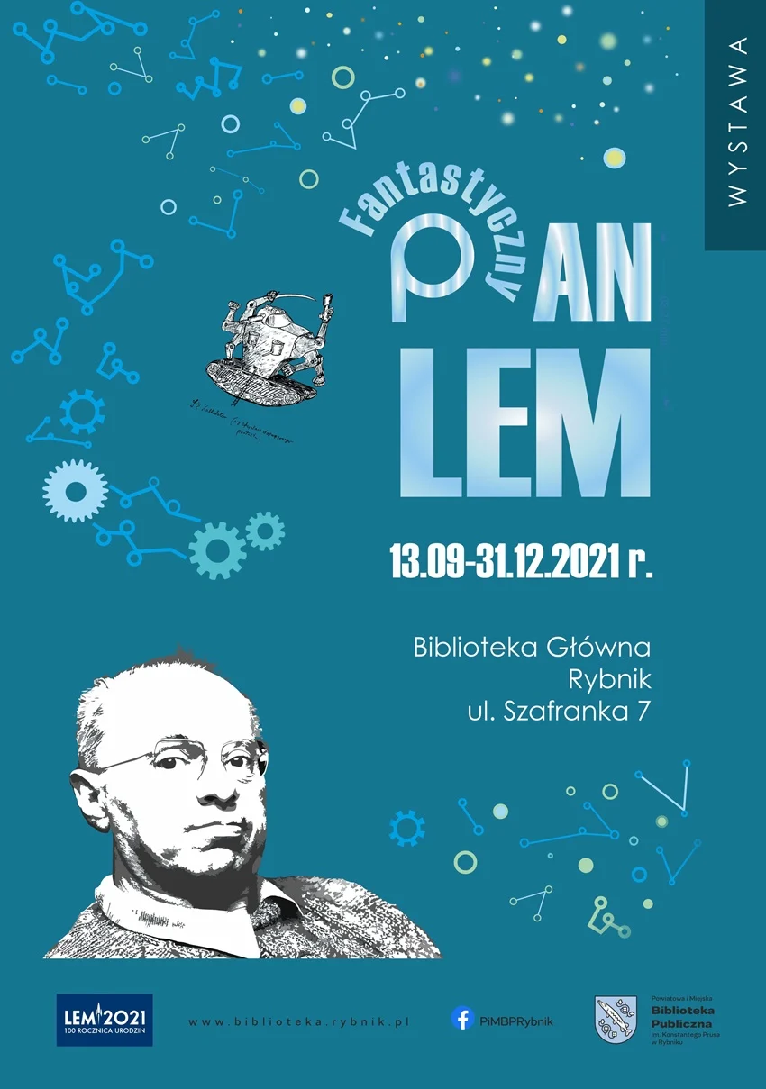 Wystawa "Fantastyczny pan Lem" w bibliotece