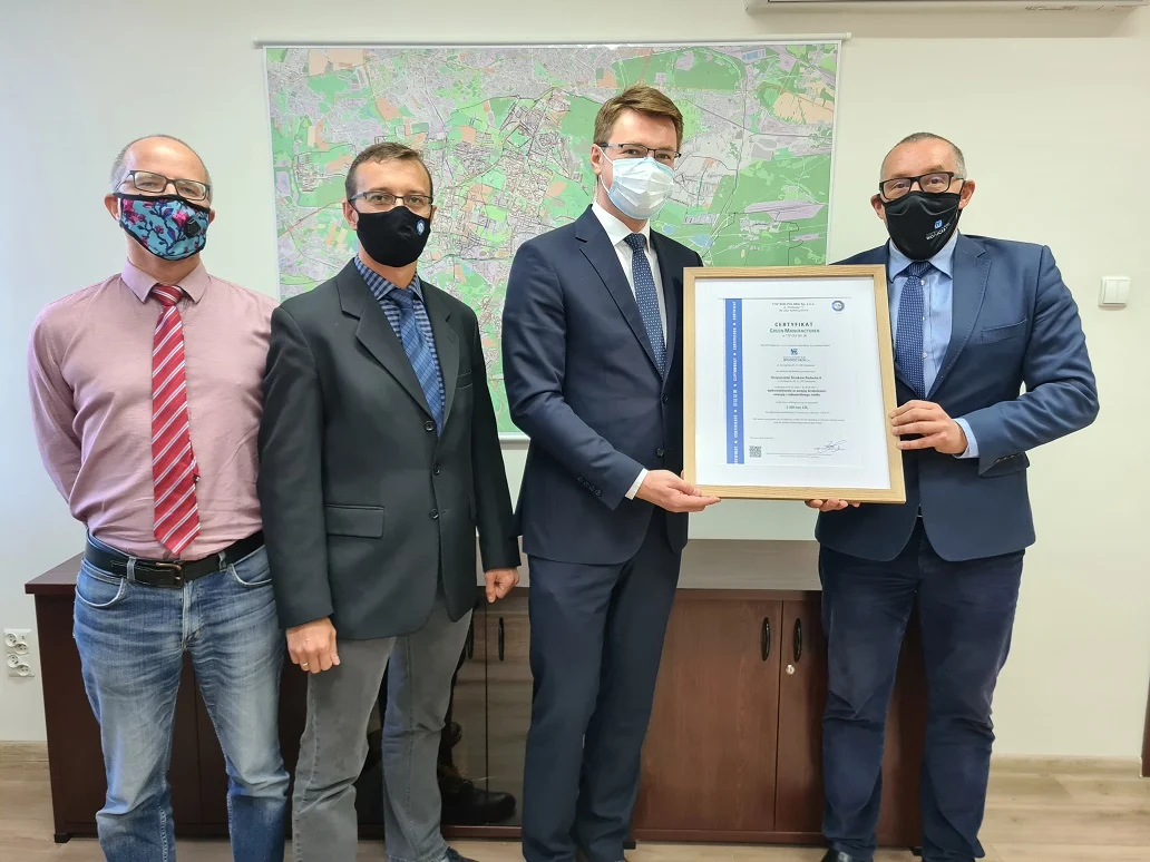 Sosnowieckie Wodociągi z pierwszym w Polsce Certyfikatem Green Manufacturer