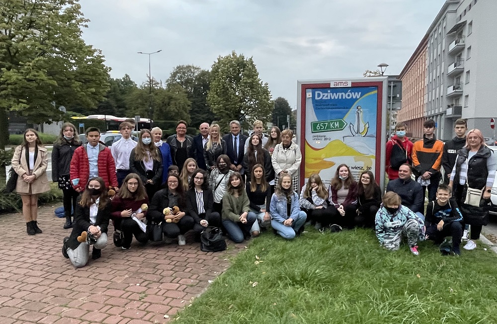 Uczniowie z partnerskiego Dziwnowa w Sosnowcu