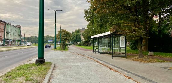 Nowe przystanki autobusowe przy I Komisariacie Policji