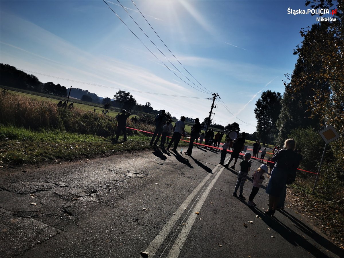 Policjanci zabezpieczali sportowe wydarzenia w powiecie mikołowskim