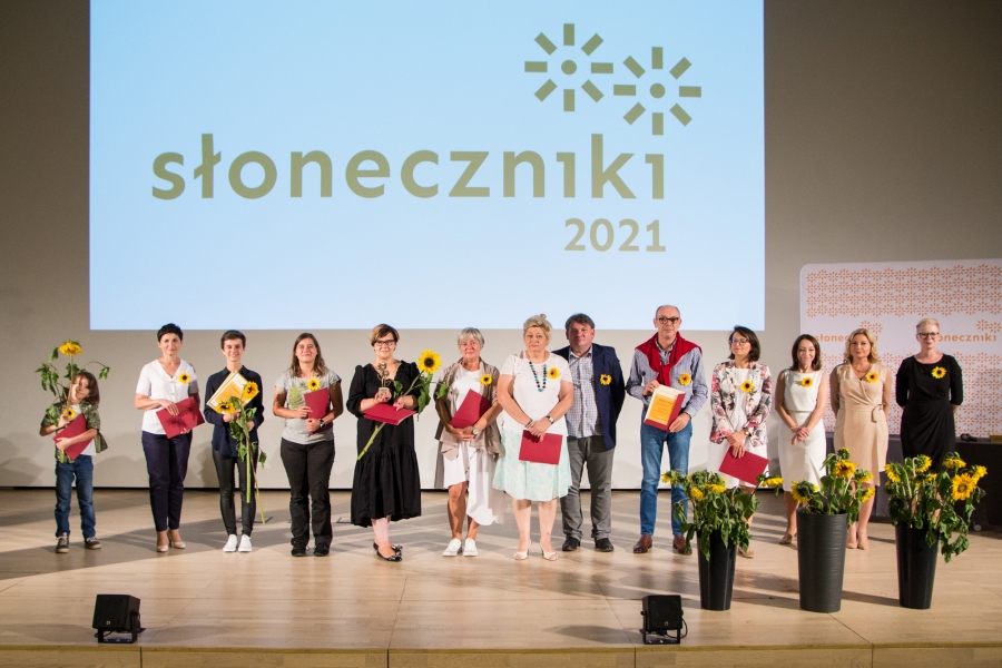 Słoneczniki 2021 rozdane! Jeden z nich powędrował do Śląskiego Ogrodu Botanicznego!