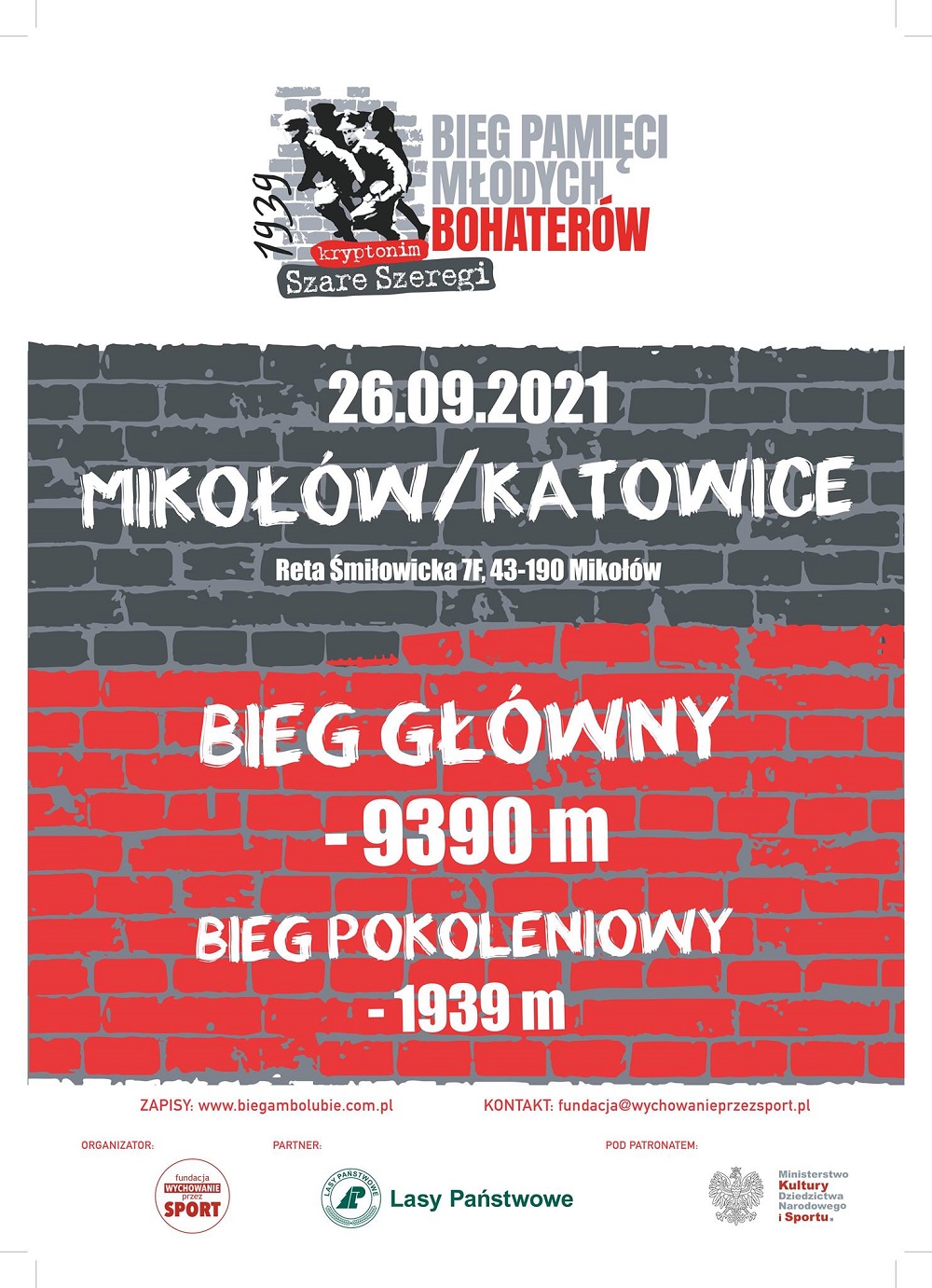 Bieg "Kryptonim Szare Szeregi" już 26 września