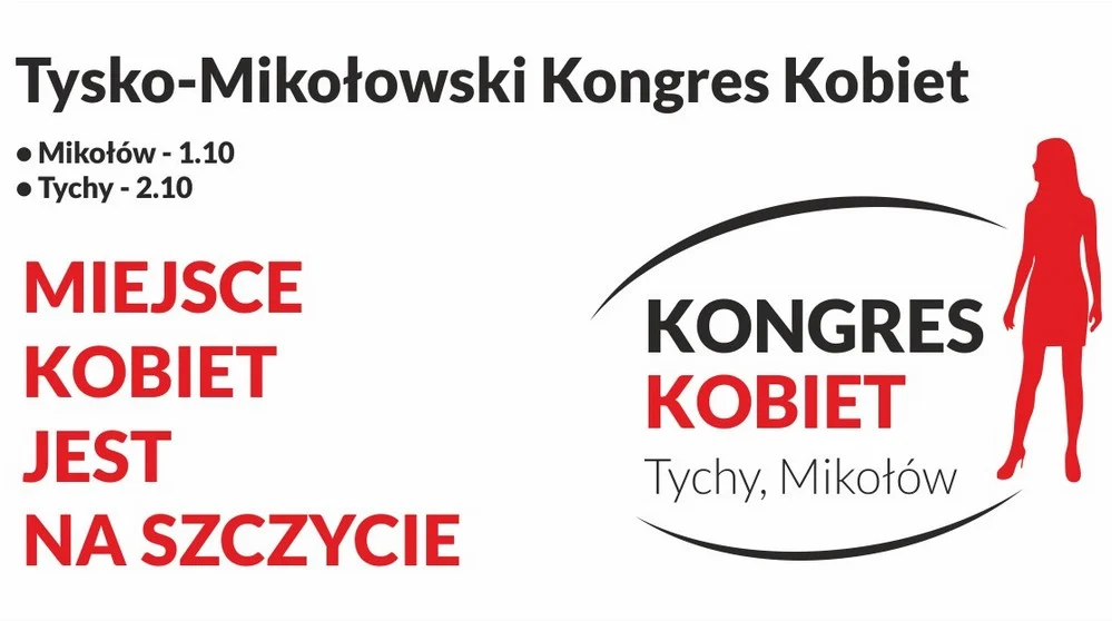 Miejsce kobiet jest na szczycie? Tysko-Mikołowski Kongres Kobiet już 1 października