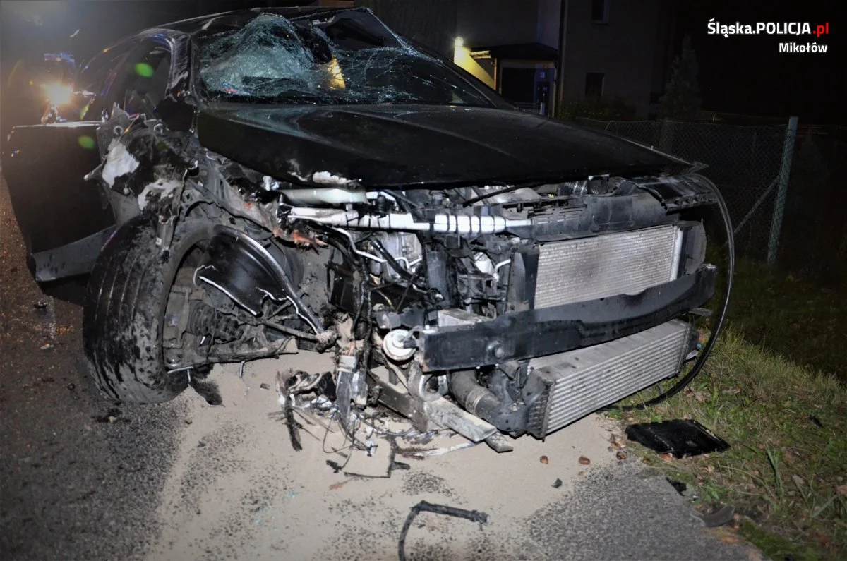 Pijany 20-latek uderzył samochodem w drzewo. Trzy osoby trafiły do szpitala!