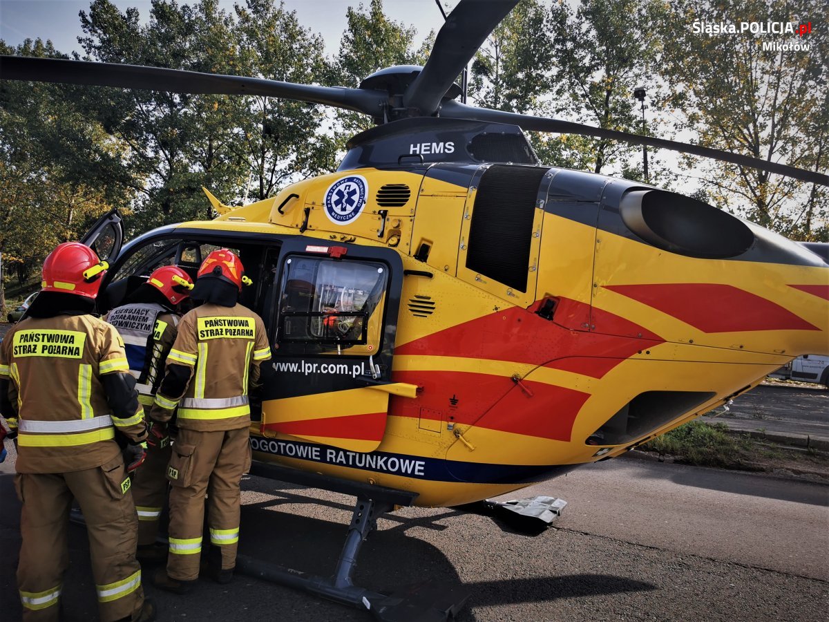 Ciężarówka potrąciła rowerzystę. Nieprzytomny 64-latek trafił do szpitala!