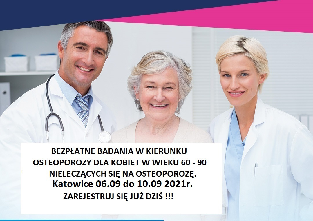 Bezpłatne badania w kierunku osteoporozy
