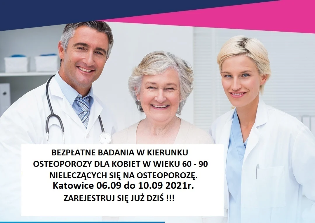 Bezpłatne badania w kierunku osteoporozy