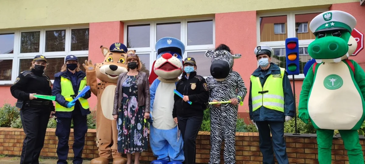 Zabłysnęli w drodze do szkoły