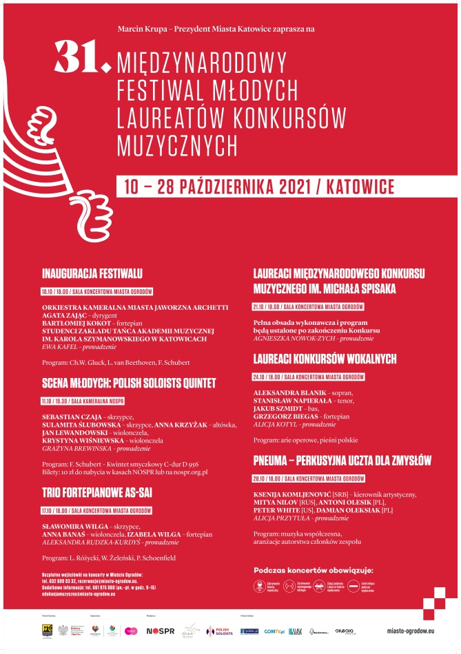 XXXI Międzynarodowy Festiwal Młodych Laureatów Konkursów Muzycznych