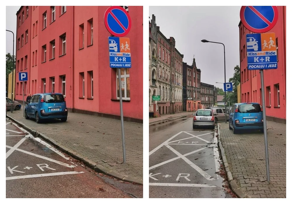 „Szybki parking” albo też kiss&ride przy Szkole Podstawowej nr 2 już działa!