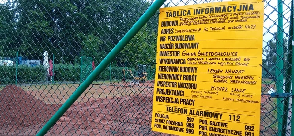 Był kort tenisowy, będzie kort i lodowisko! Metamorfoza trwa