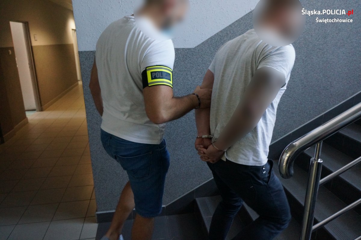 Złodziej - recydywista w rękach świętochłowickich policjantów