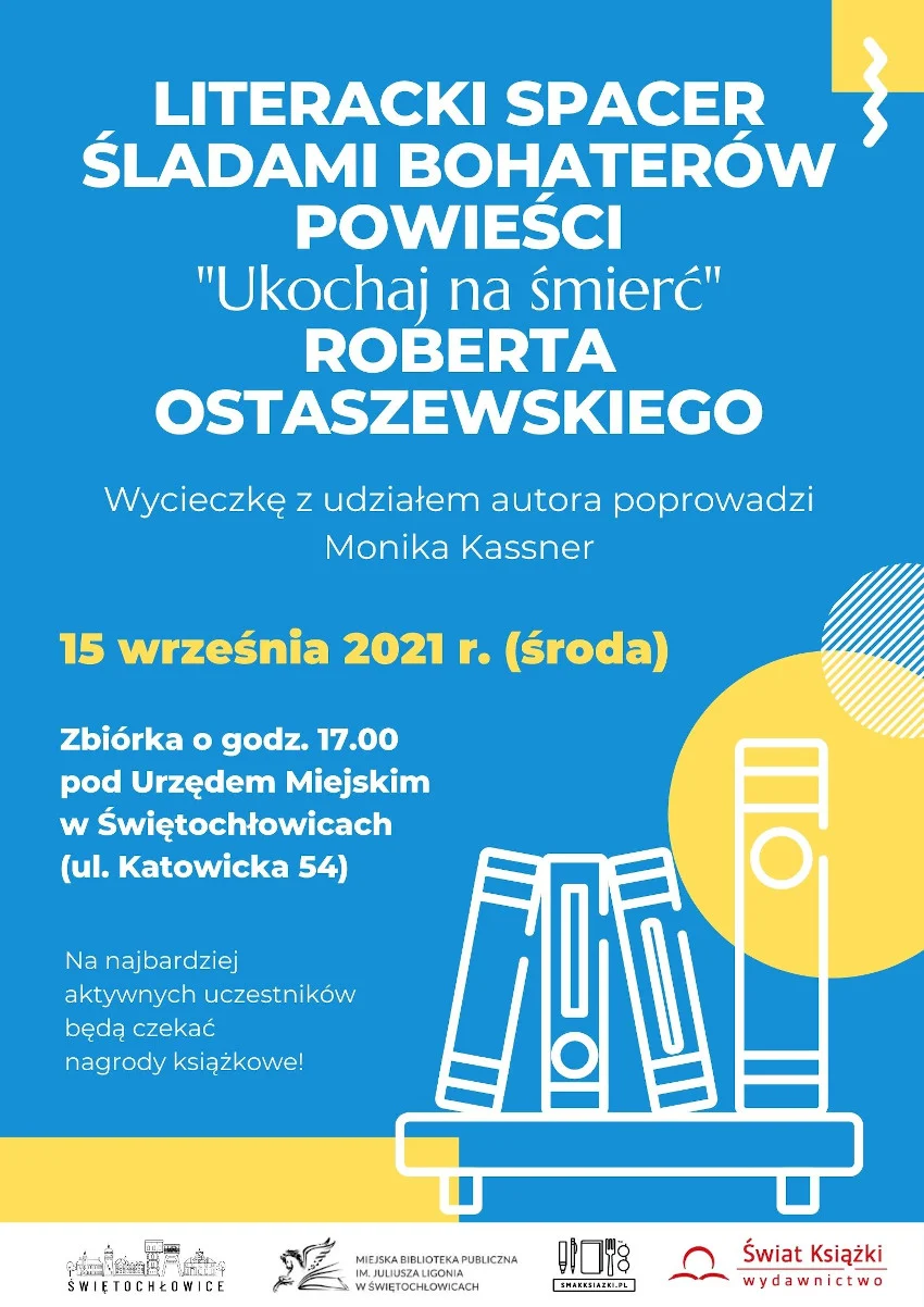 Spacer literacki z kryminałem w tle już w środę, 15 września!