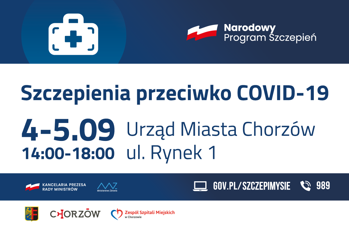 Szczepienia przeciwko COVID-19 w Urzędzie Miasta