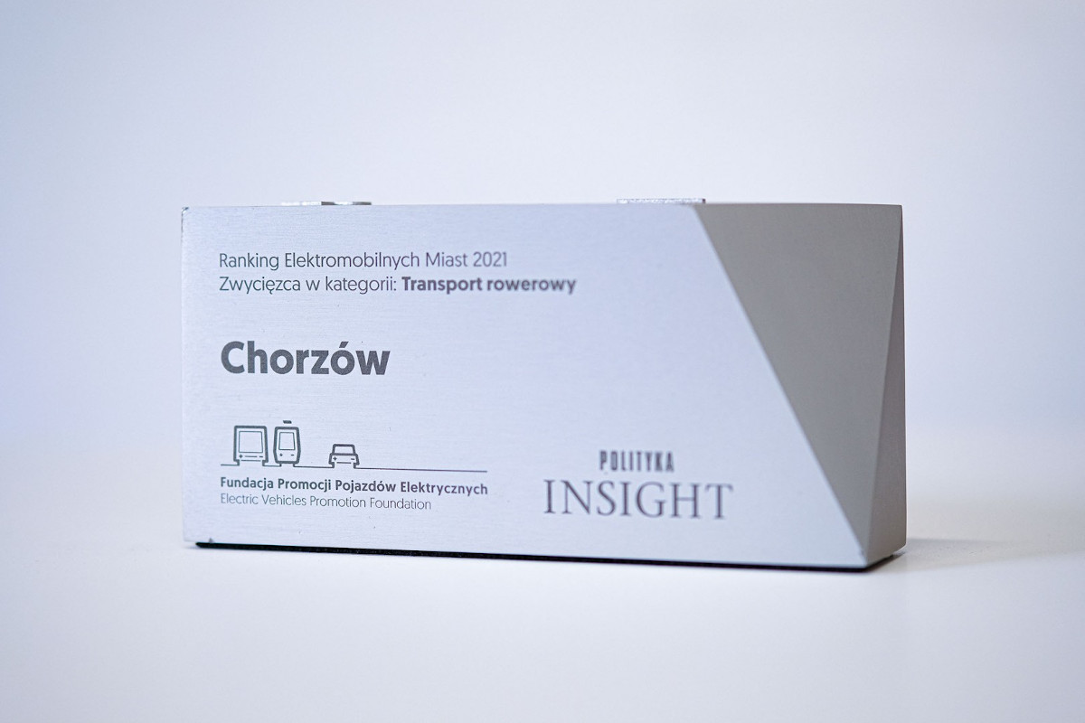 Chorzowski transport rowerowy najlepszy w kraju