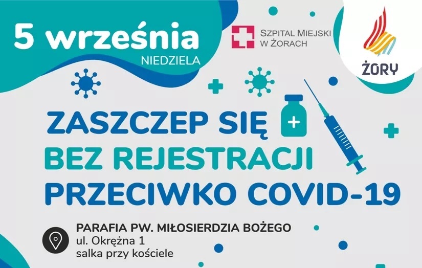 W niedzielę zaszczepisz się przy dwóch żorskich parafiach