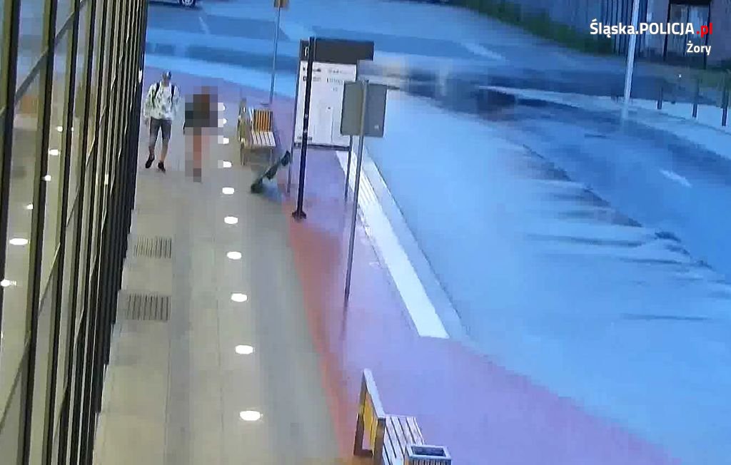 Pobił 25-latka w okolicy Centrum Przesiadkowego w Żorach. Policja ustala jego tożsamość