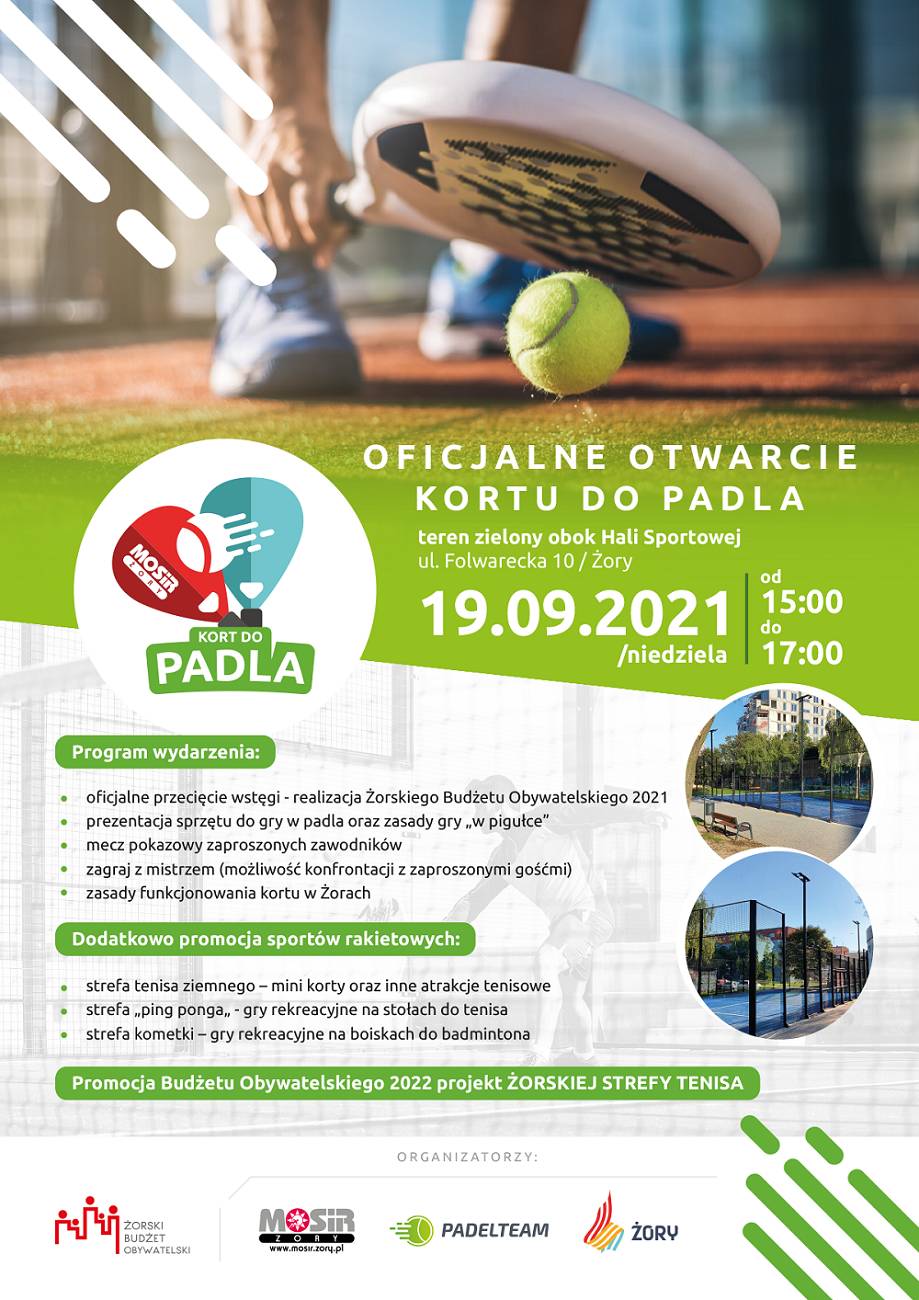 Niedługo otwarcie pierwszego w Żorach kortu do padla!
