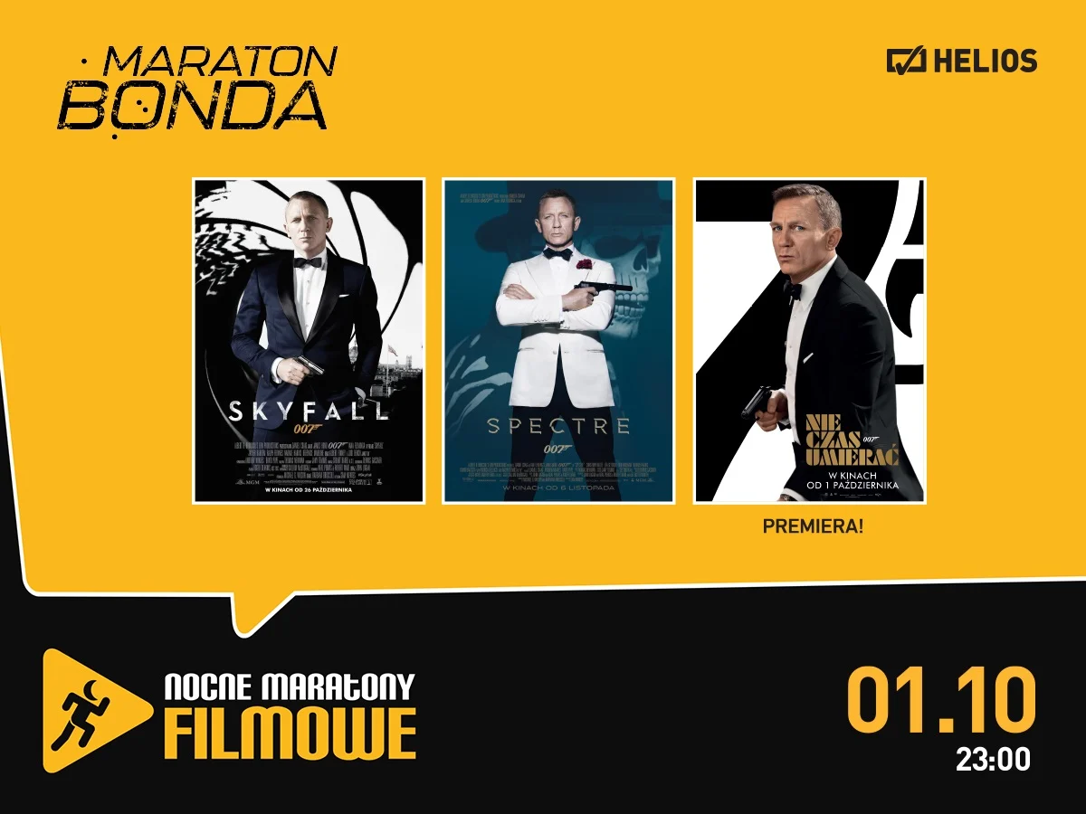 Helios zaprasza na MARATON BONDA!