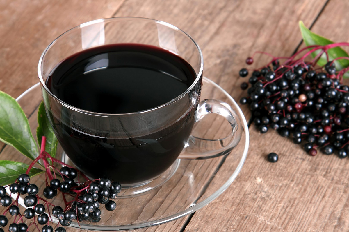 Czarny bez - syropy i soki z czarnego bzu. Stosowany w staropolskiej medycynie