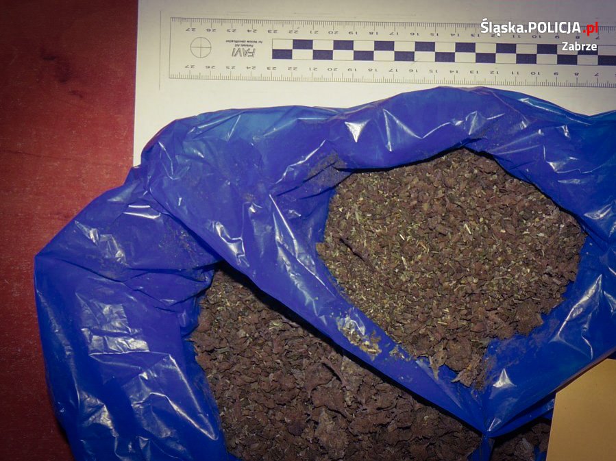 29-letni zabrzanin w mieszkaniu miał 300 gramów marihuany