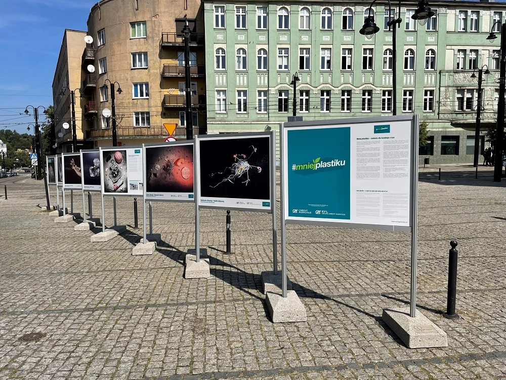 Wystawa "Górska Odyseja" na Placu Wolności w Zabrzu