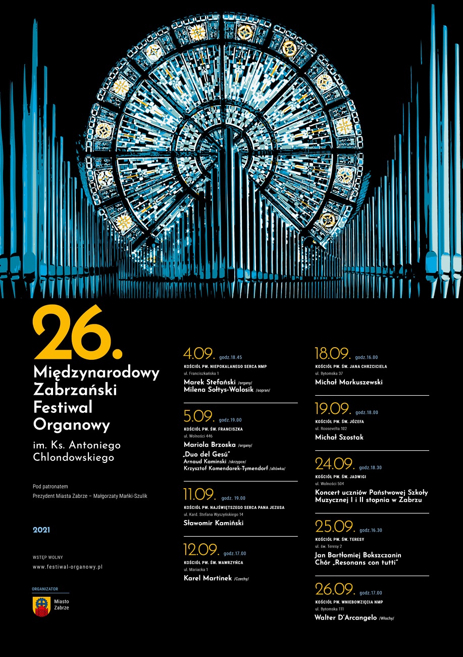 Przed nami ostatni weekend Zabrzańskiego Festiwalu Organowego