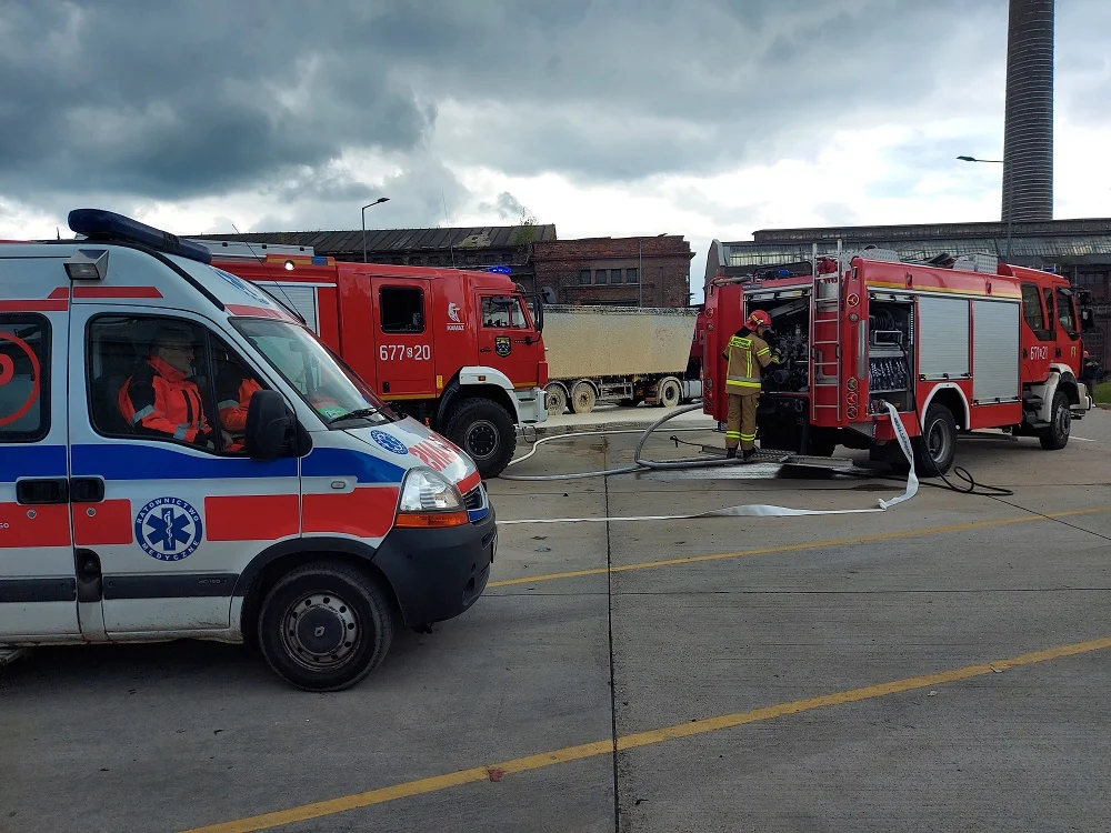 Strażacy przeprowadzili ćwiczenia na terenie elektrociepłowni FORTUM [Fotorelacja]