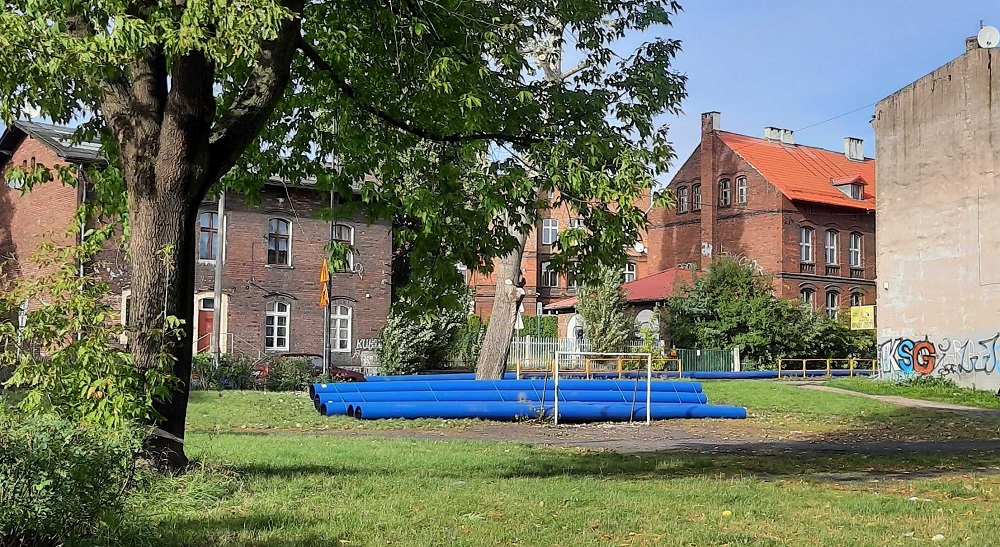 Tymczasowa organizacja ruchu w okolicach ul. Jagiellońskiej. Postawiono już znaki