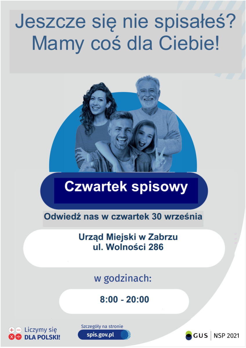 Ostatni dzień Narodowego Spisu Powszechnego 2021!